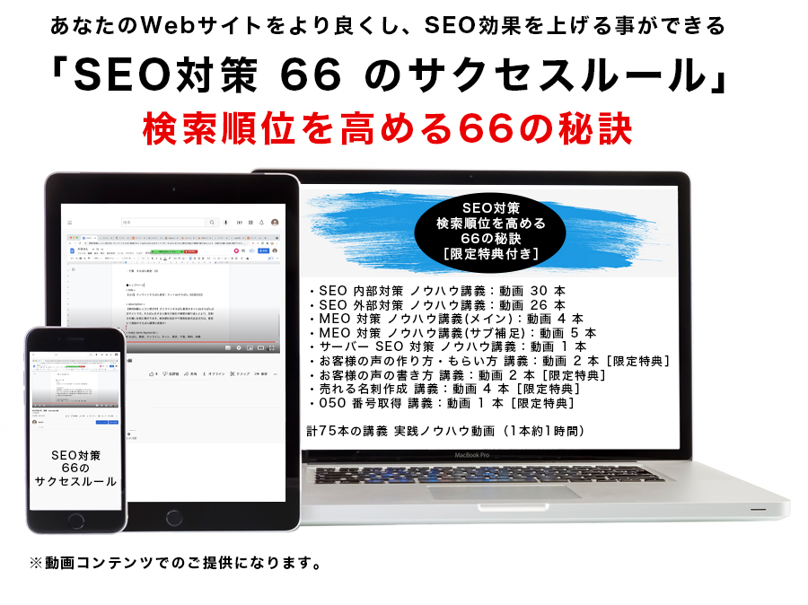 seo対策66のサクセスルール